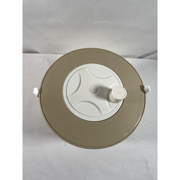 Vintage 1970s HOAN Southbury 4 Pcs Salad Spinner Biege Clean - Picture 2 of 7